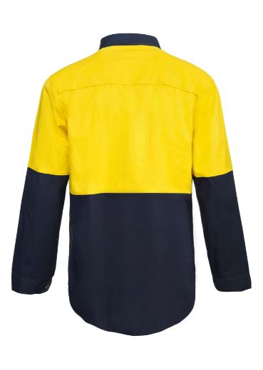 Picture of WorkCraft LIGHTWEIGHT CLOSED FRONT VENTED SHIRT